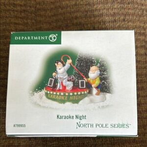 Department 56 Karaoke Night Figurine #799955